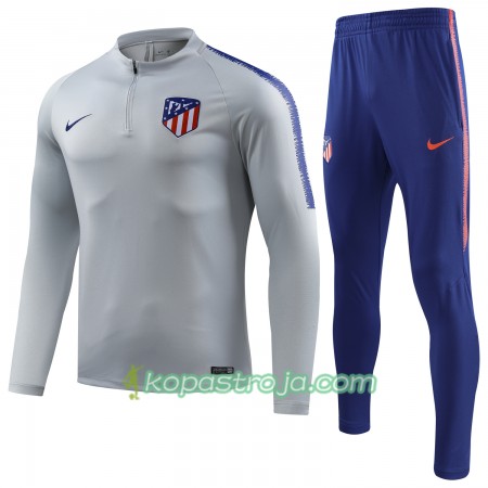Atlético Madrid Tränings Sweatshirtställ Grå Vit 2018/19